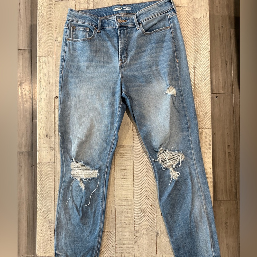 Old Navy Power Straight High Rise Jeans
